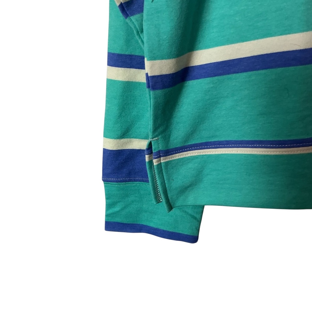 Wildfox Large Cotton Striped Top And Shorts Set Blue Ultrasoft Relaxed Comfort - Picture 9 of 14